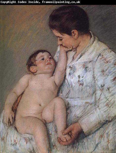 Mary Cassatt Baby-s touching